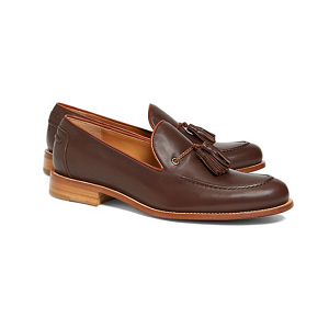 Harrys of London Shelly Tassel Mocs - Dark Brown